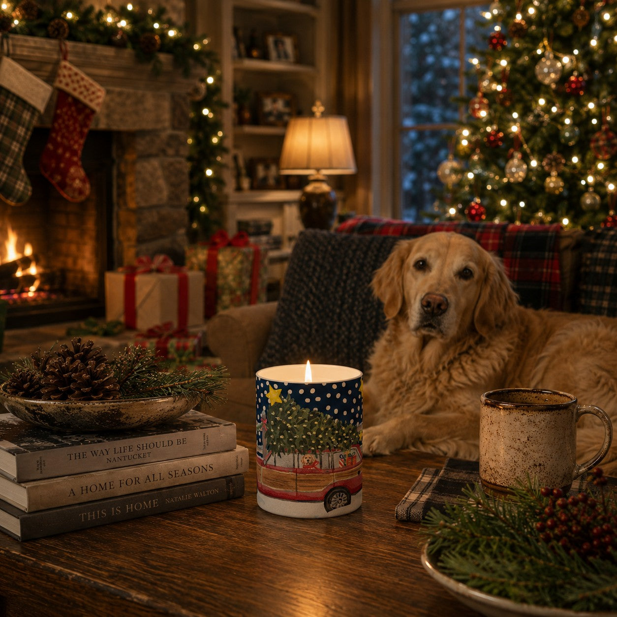 Soy Christmas Candle - Christmas Delivery