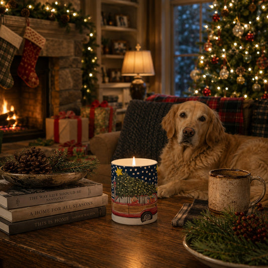 Soy Christmas Candle - Christmas Delivery