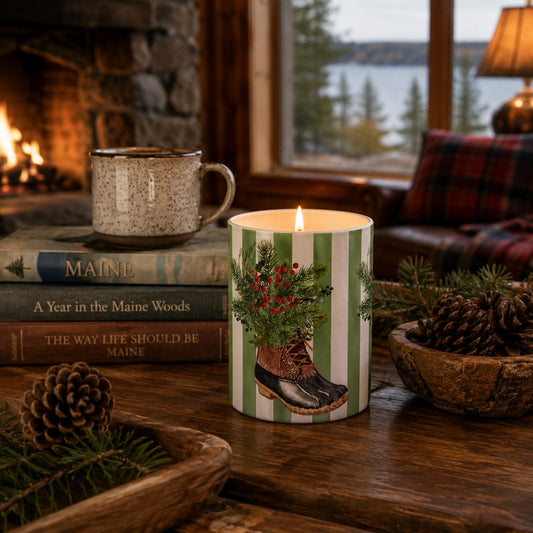 Soy Christmas Candle - Freeport Christmas Boot