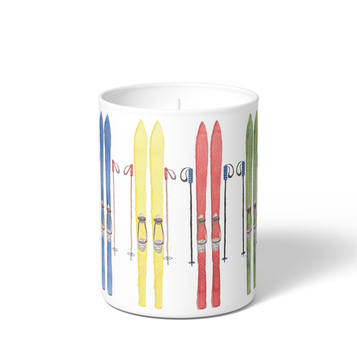 Colorful Skiis Soy Candle
