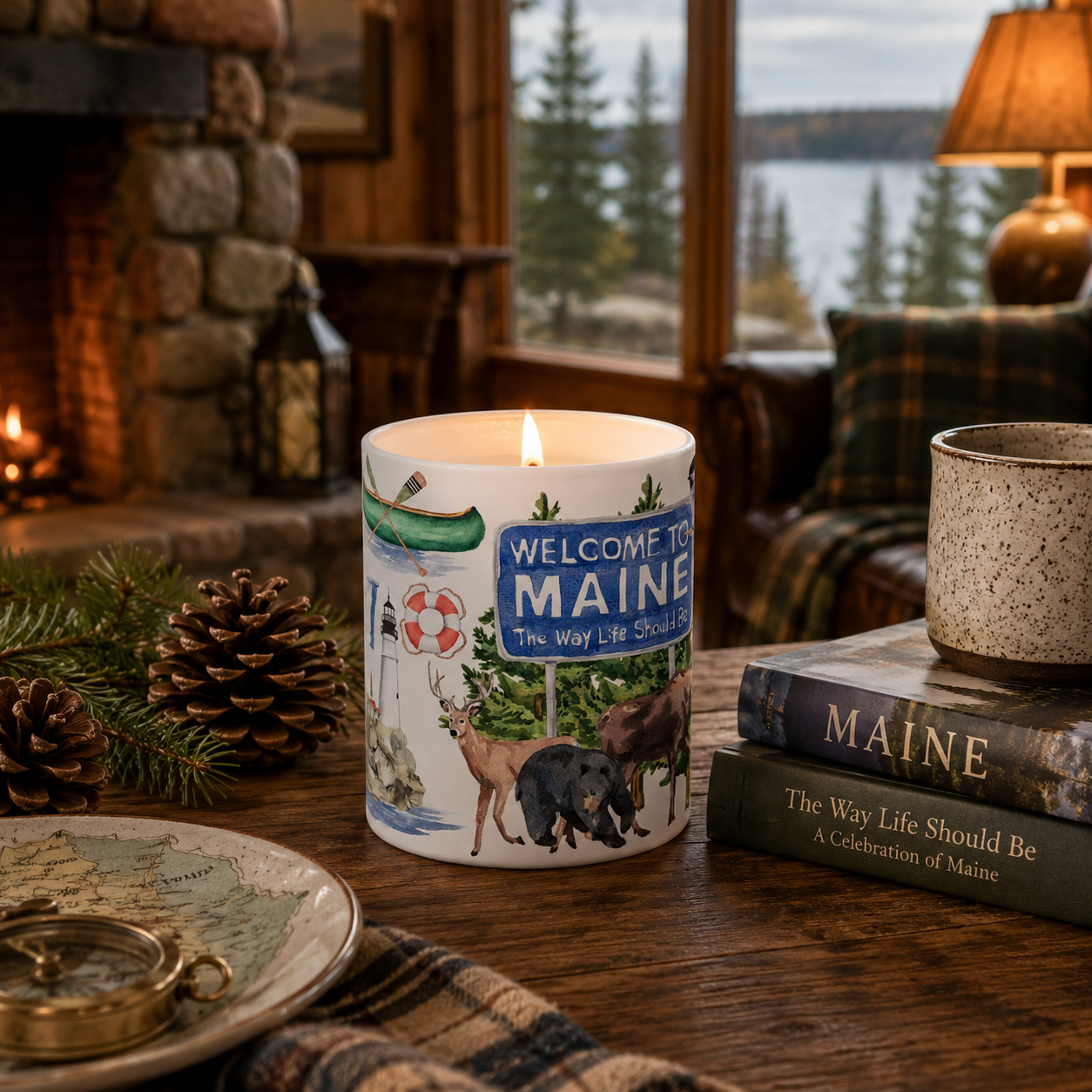 Soy Candle - Maine Forever!