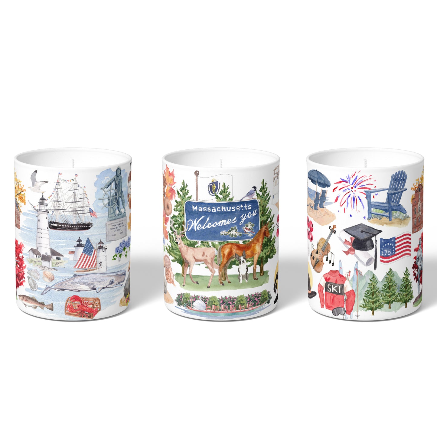 Massachusetts Forever! Soy Candle