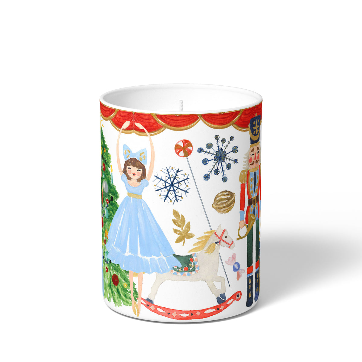 Nutcracker Christmas Candle