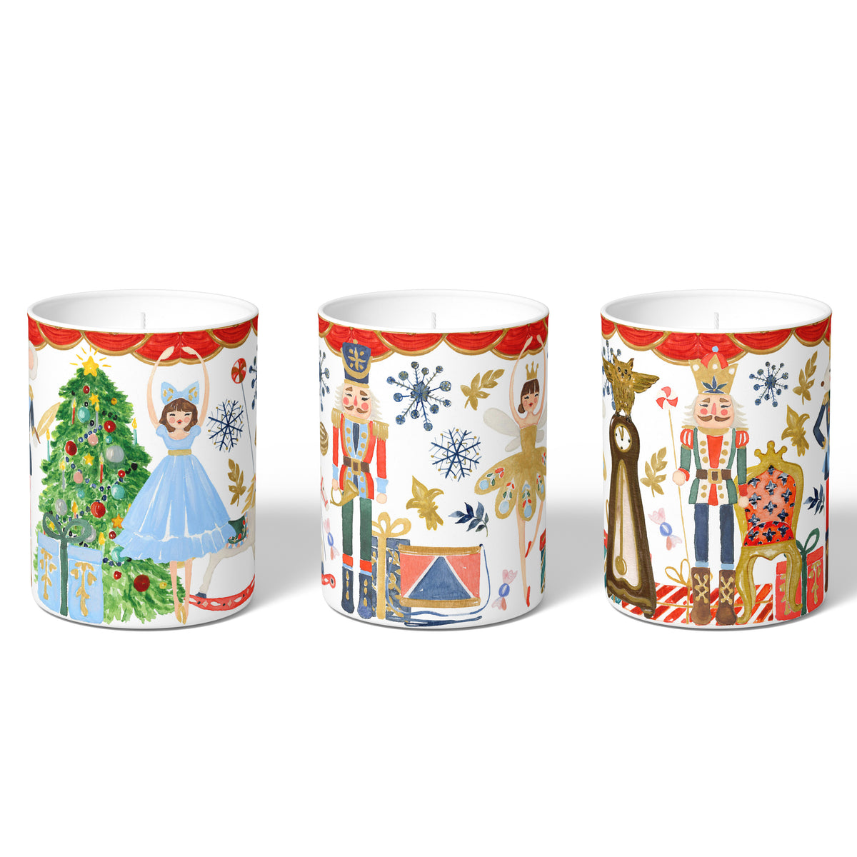 Nutcracker Christmas Candle