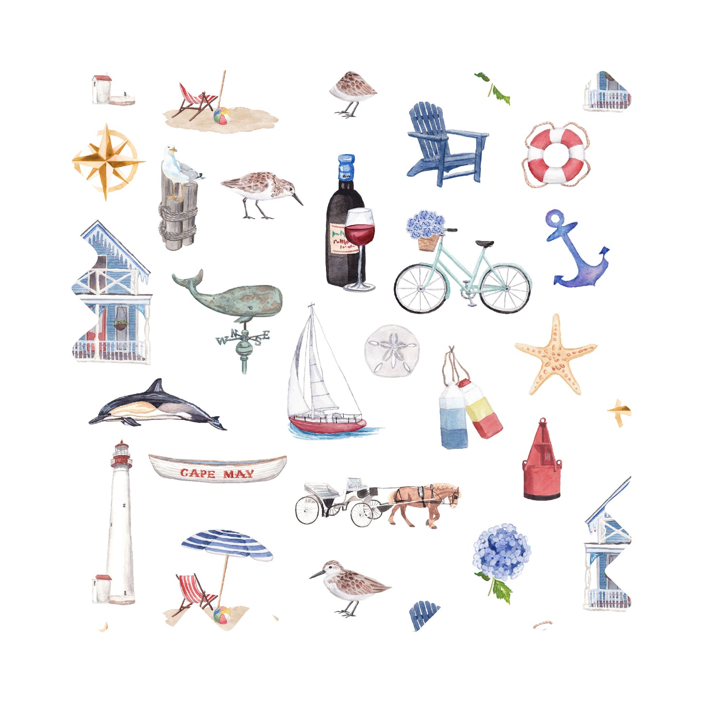 Cape May Forever! Luxury Gift Wrap