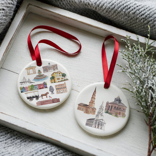 Charleston Forever! Two Sided Ornament With Gift Box