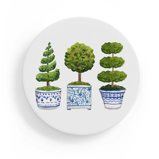 Westport Topiaries Ceramic Coaster