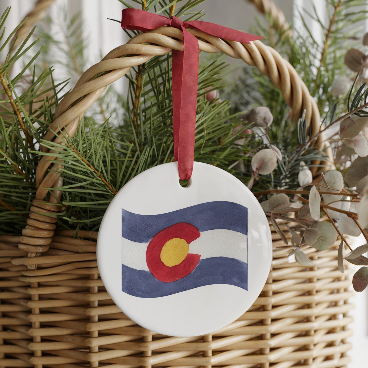 Colorado Forever! Two Sided Ornament With Gift Box
