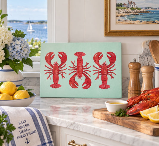Lobstah Tempered Glass Cutting Board