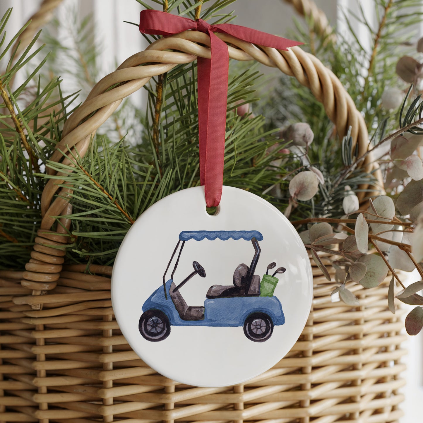 Fairway Golf Men’s Two Sided Ornament With Gift Box