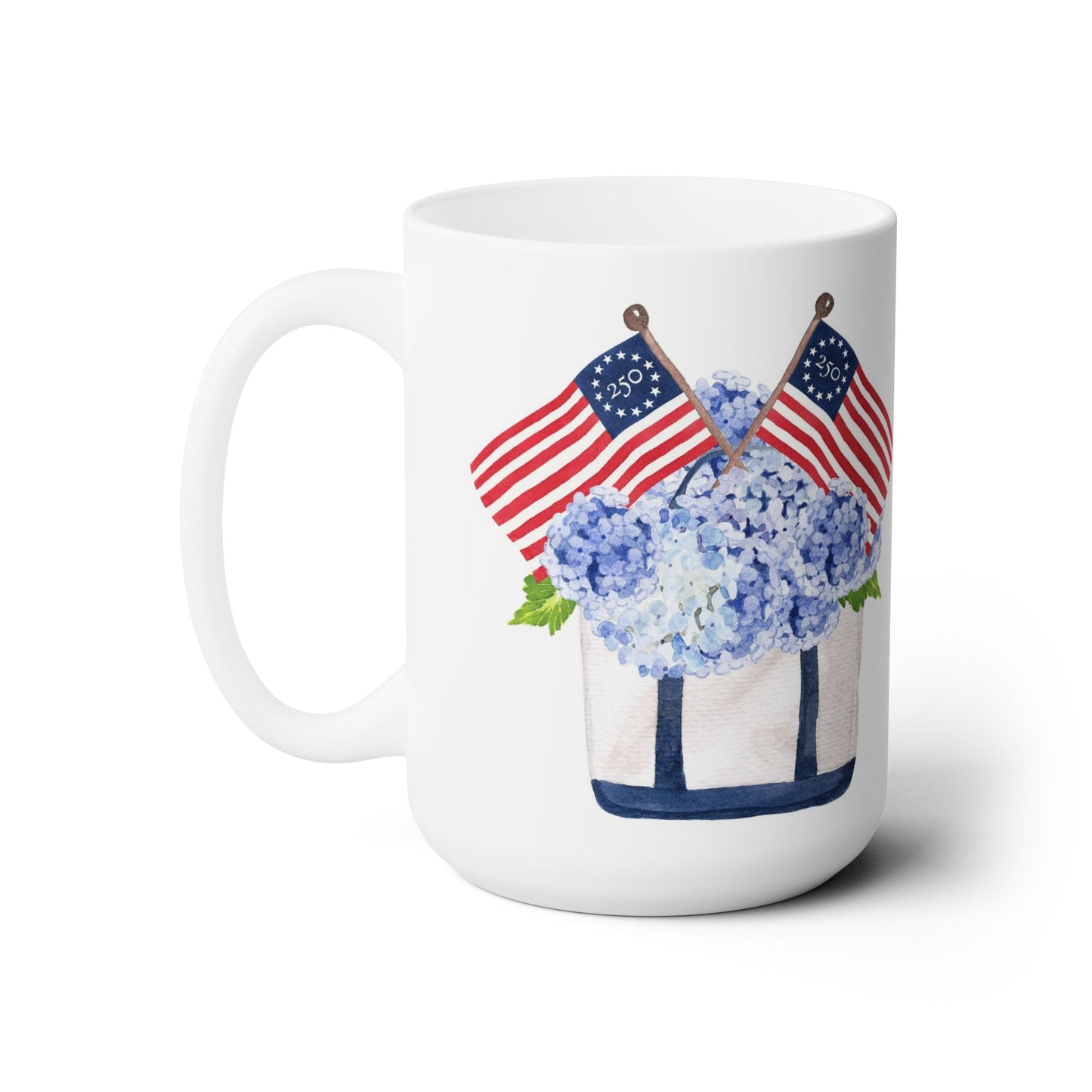 Freedom250® Patriotic Tote Ceramic Mug