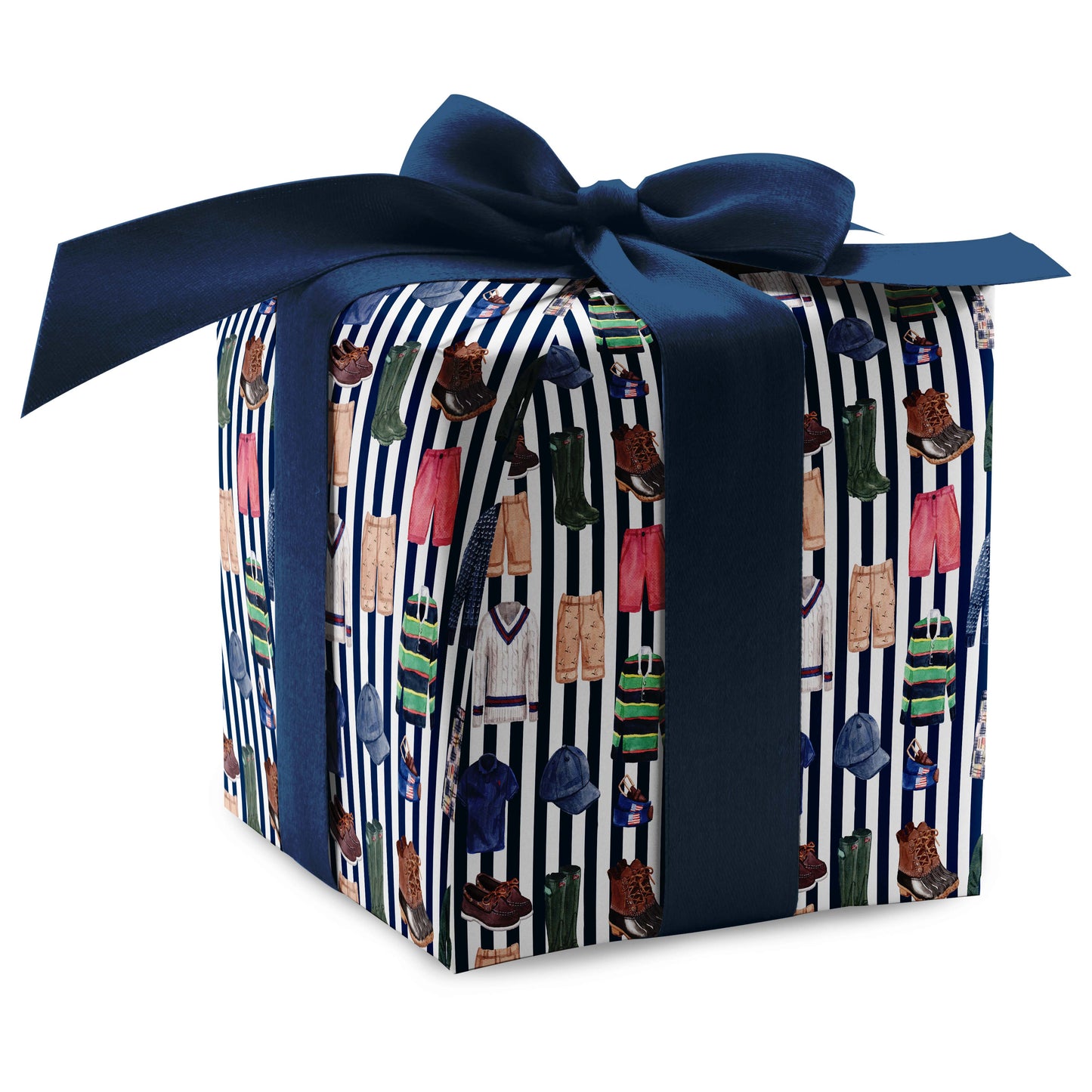 Harvard Yard Boy's Luxury Gift Wrap - Available in 3 Colors