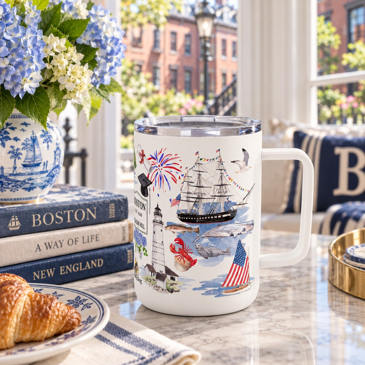Boston Forever! Insulated Travel Mug