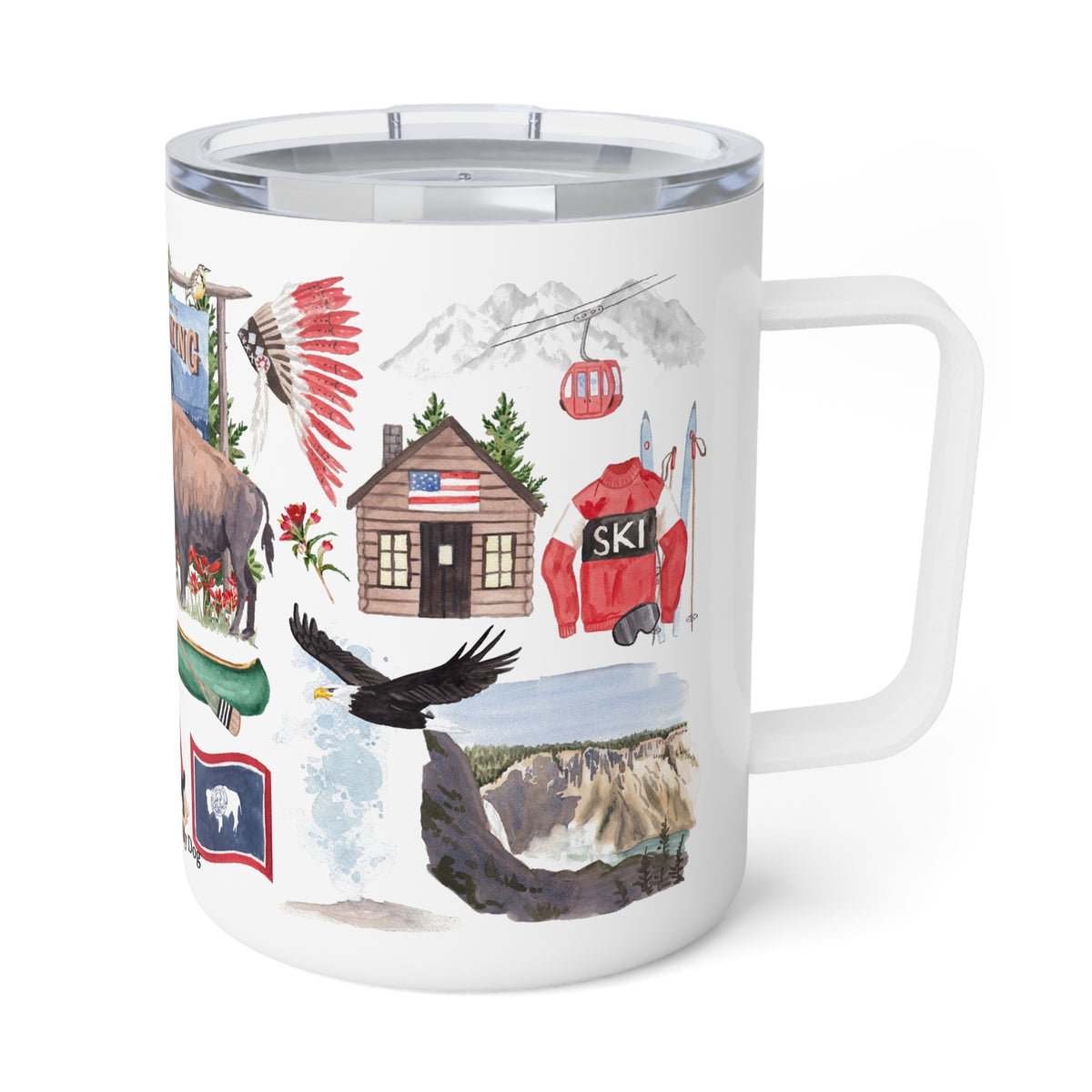 Wyoming Forever! Insulated Travel Mug