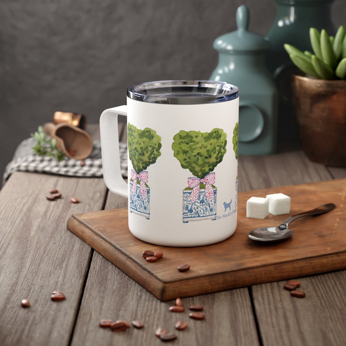 Love Topiary Insulated Multi Mug