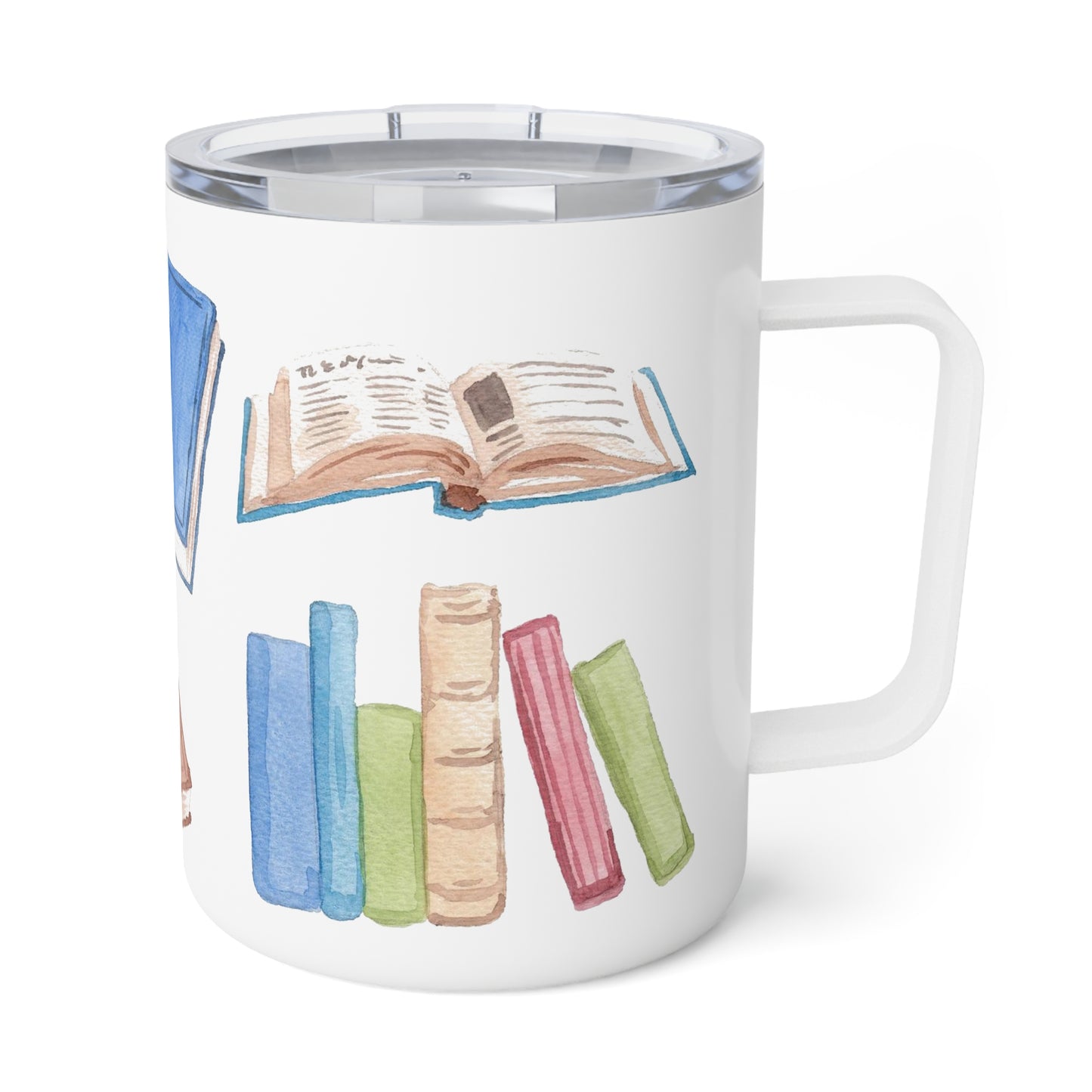 All Booked Up Insulated Travel Mug With Optional Personalization