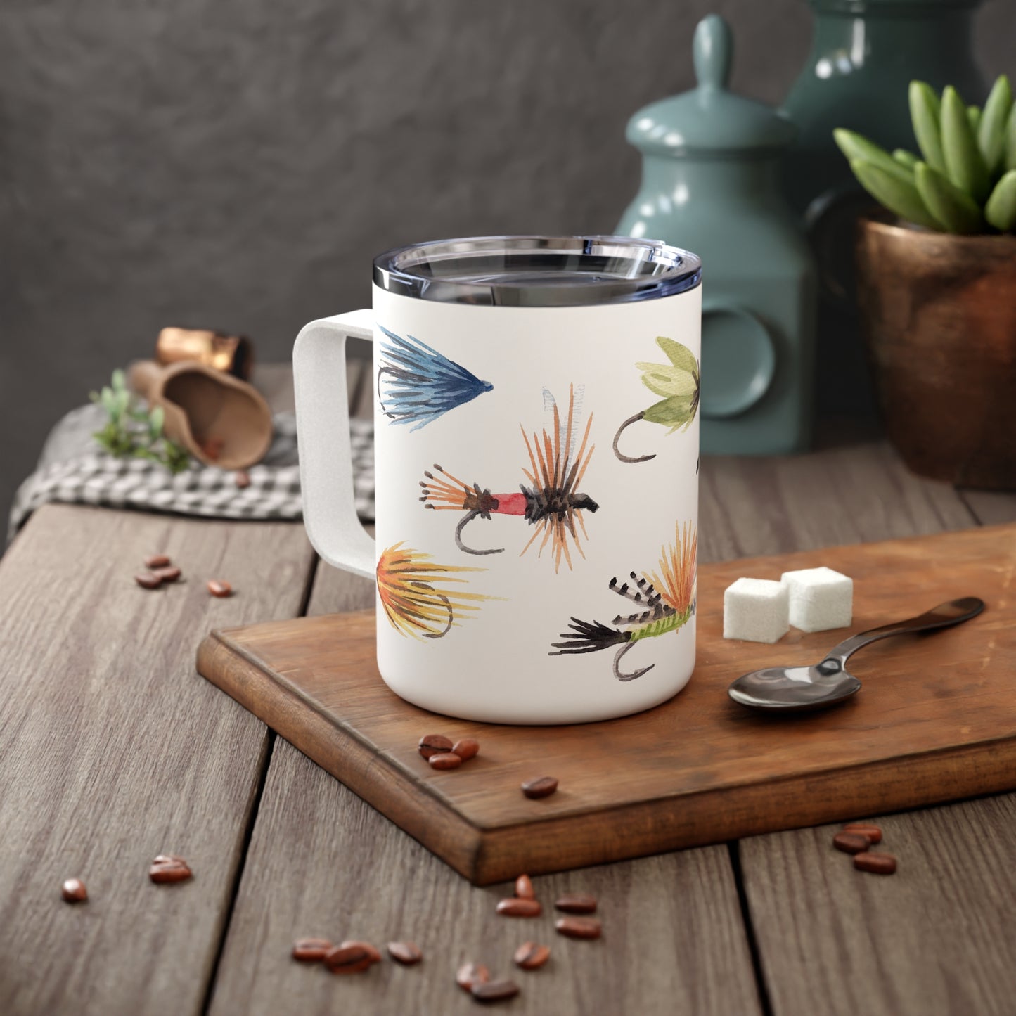 All Tied Up Insulated Mug With Optional Personalization