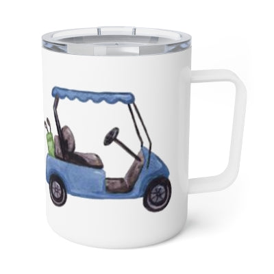 Hit The Greens Golfing Insulated Mug