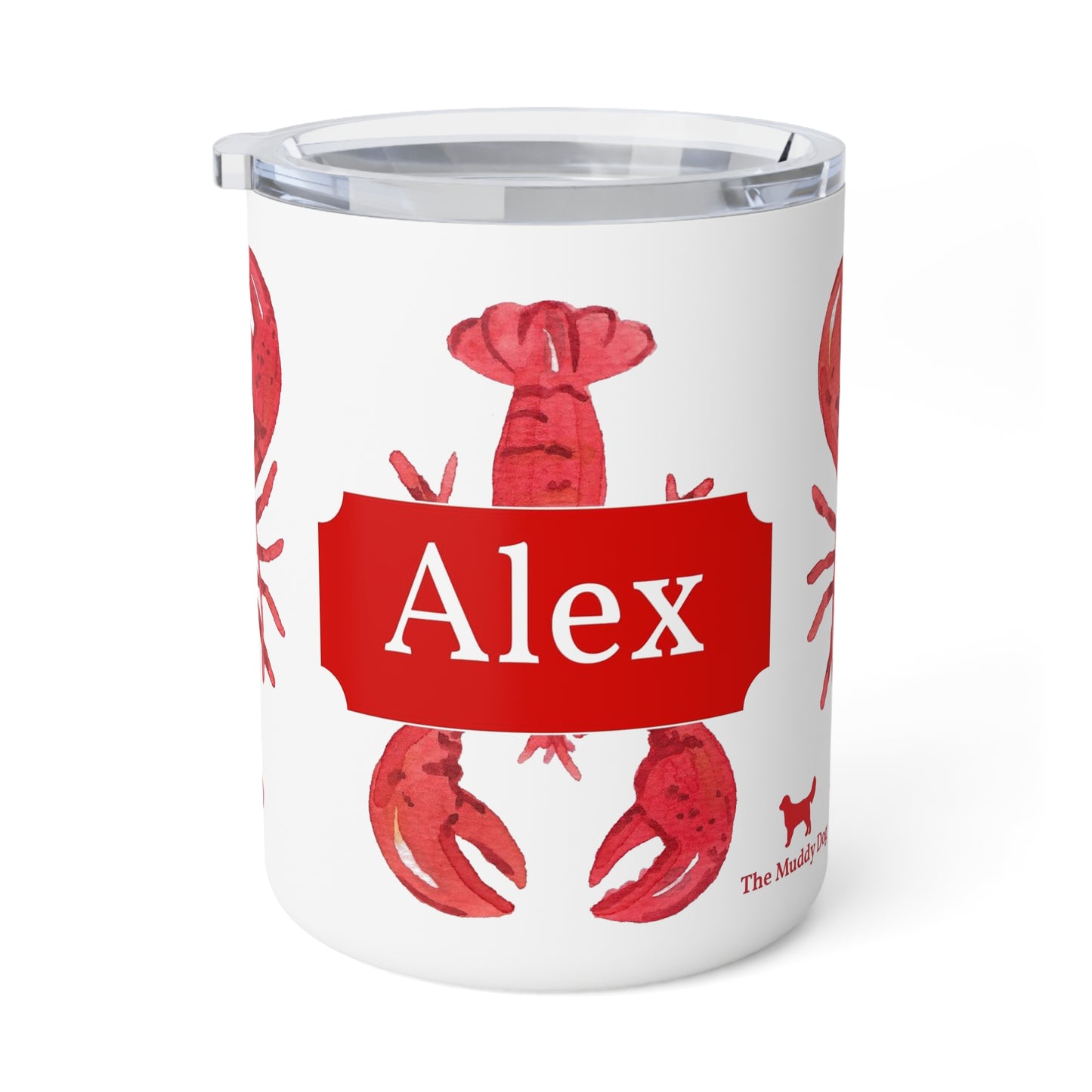 Lobstah Insulated Mug With Optional Personalization