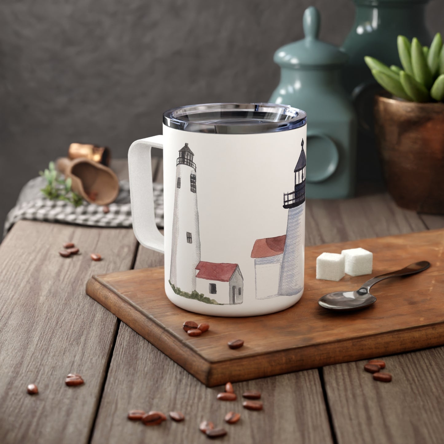 Nantucket Lighthouses Insulated Multi Multi Mug