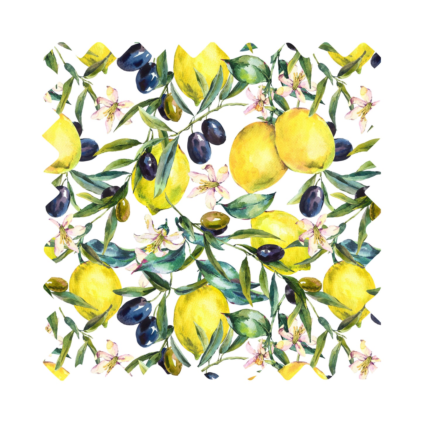 Lemons and Olives Wrapping Paper