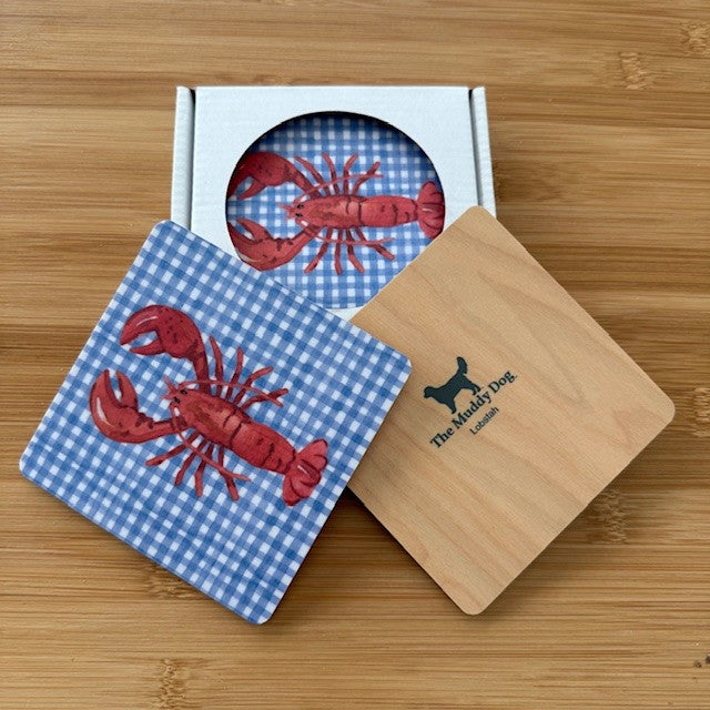 Lobstah Coasters (Boxed Set Of Four)