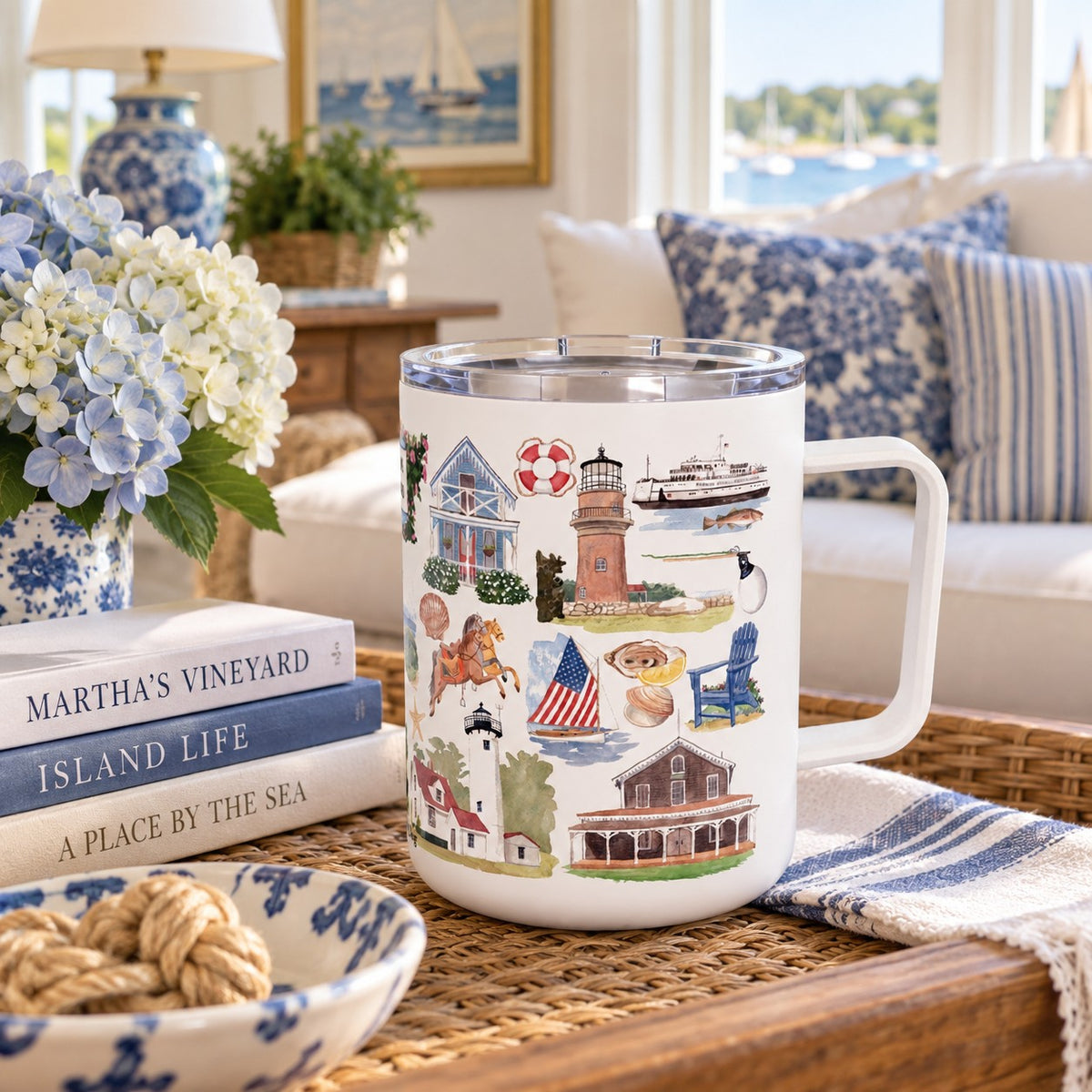 Martha's Vineyard Forever! Insulated Travel Mug