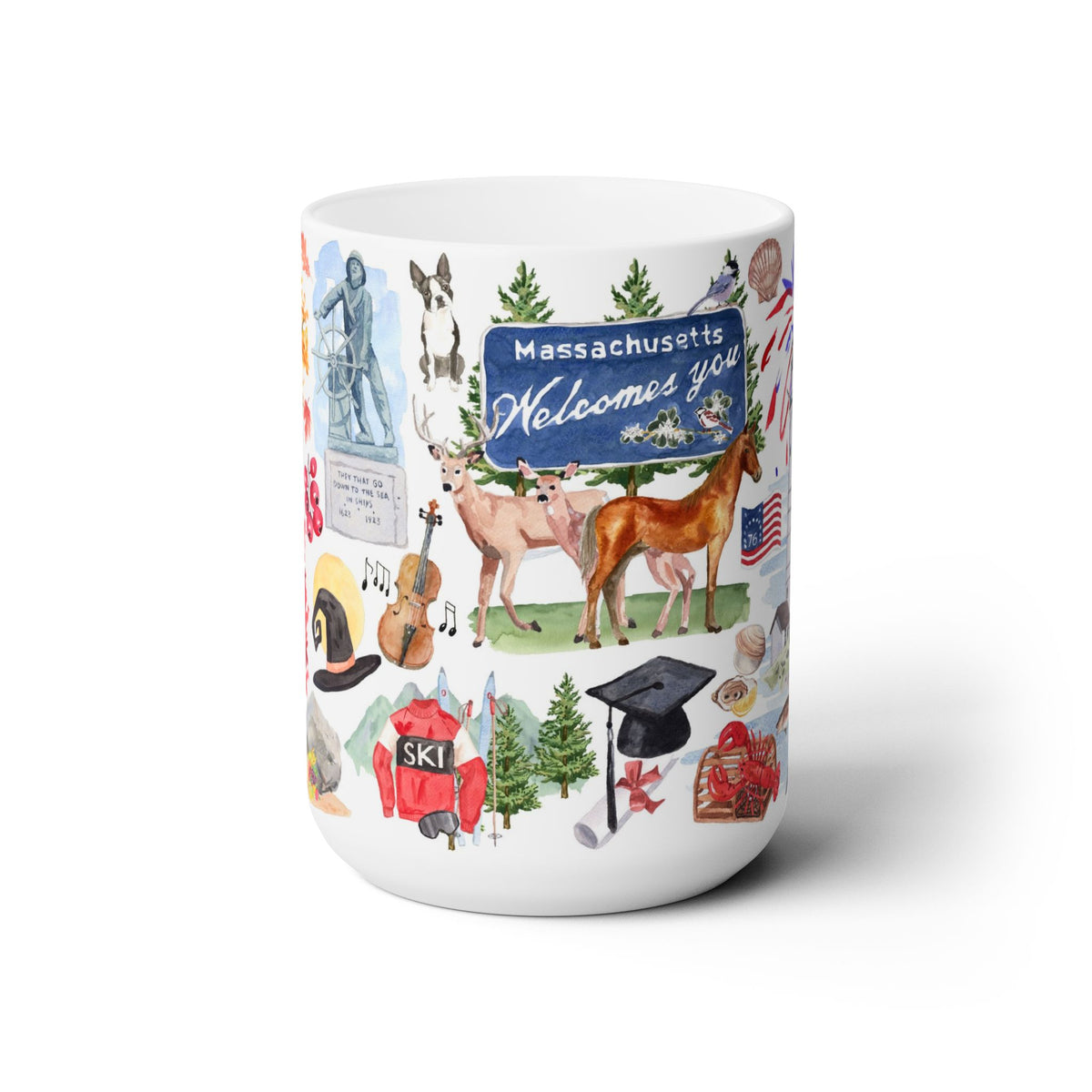 Massachusetts Forever! Ceramic Mug