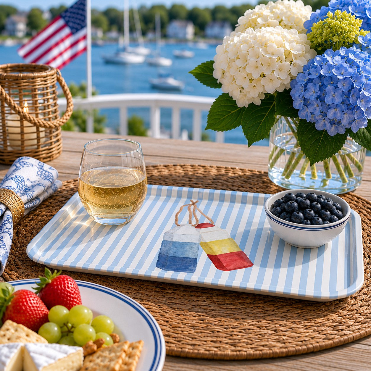 Monhegan Buoys Birchwood Serving Tray