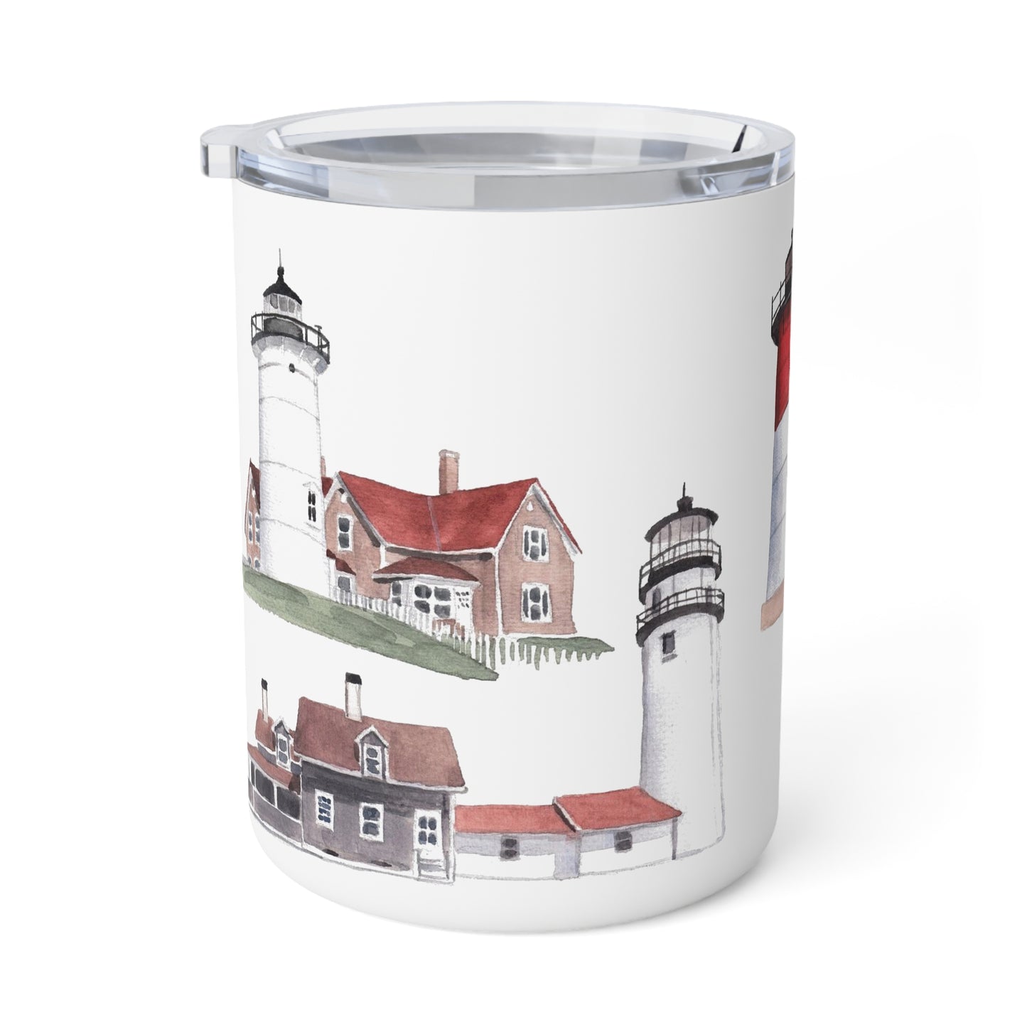 Cape Cod Lighthouses Insulated Mug With Optional Monogram