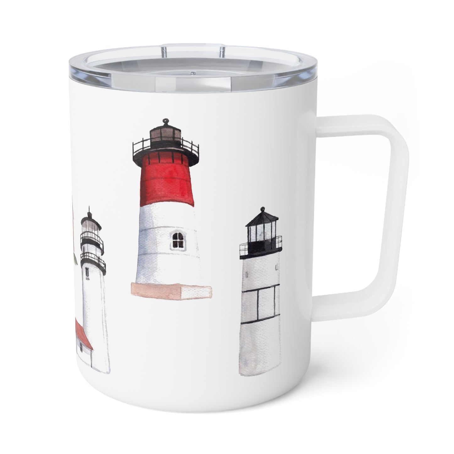 Cape Cod Lighthouses Insulated Mug With Optional Monogram