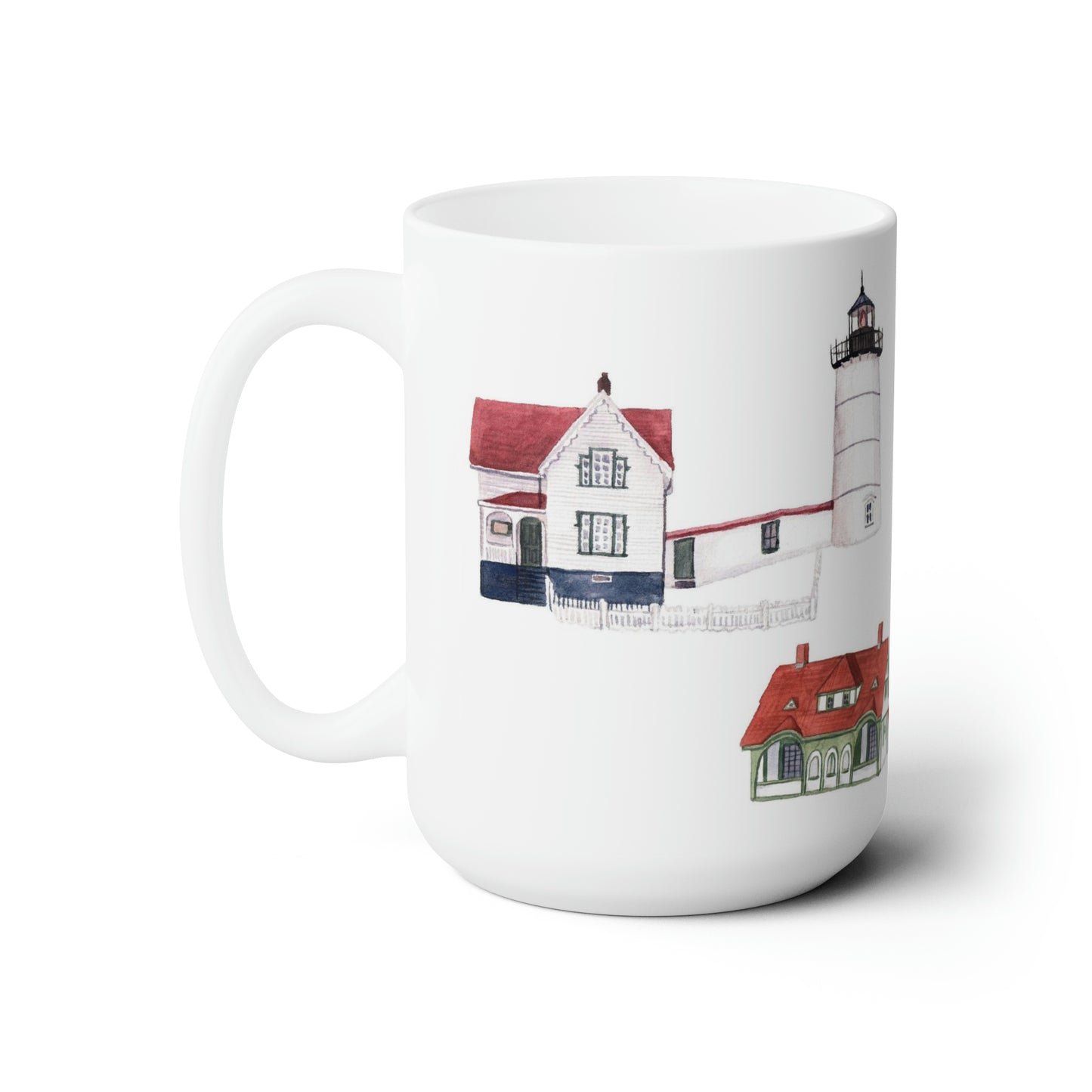 Maine Lighthouses Ceramic Mug