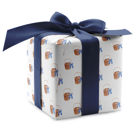 Nantucket Basket Luxury Gift Wrap - Available in 2 Colors