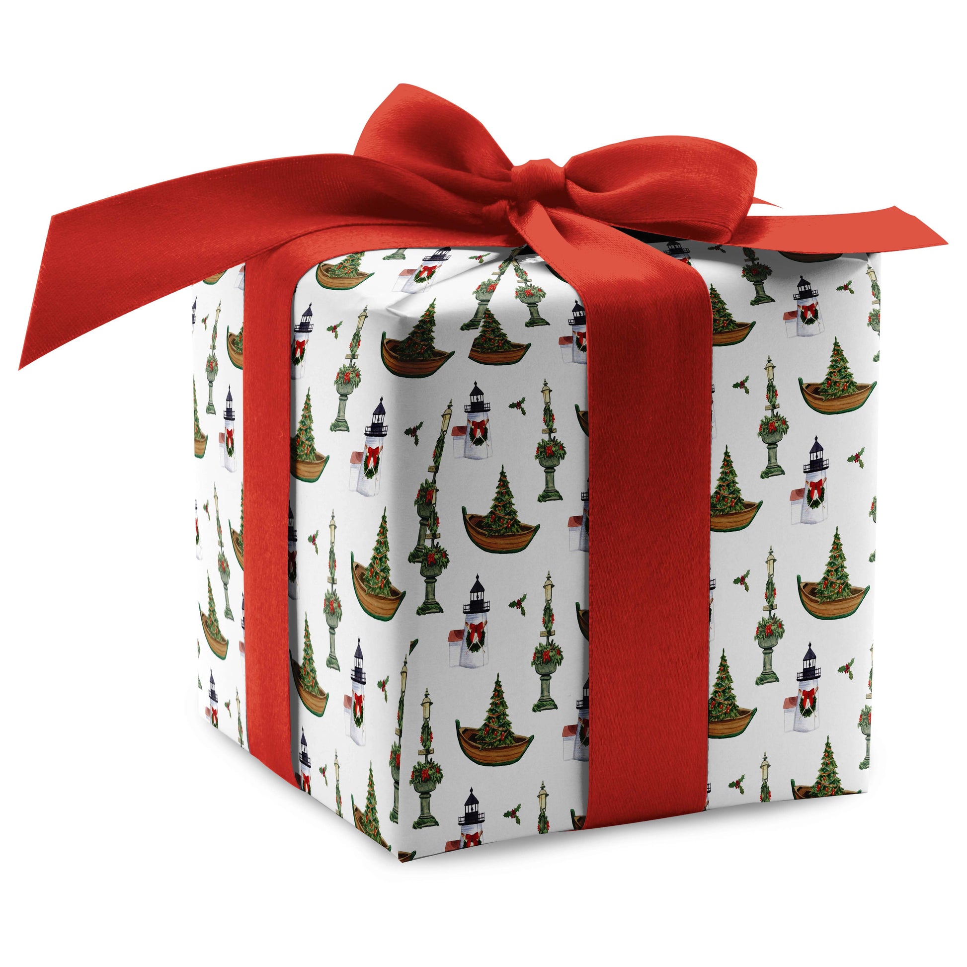 Nantucket Christmas Luxury Gift Wrap – The Muddy Dog