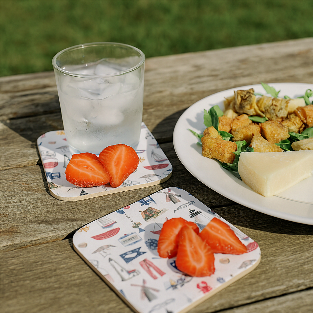 Nantucket Forever! Coasters (Boxed Set Of Four)