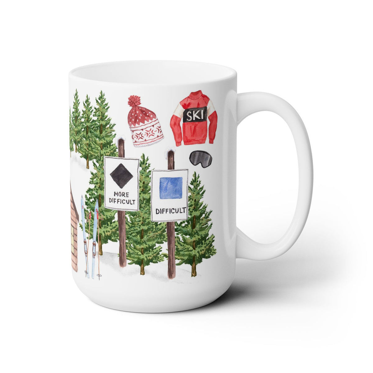 Peak Performance Ski Ceramic Mug