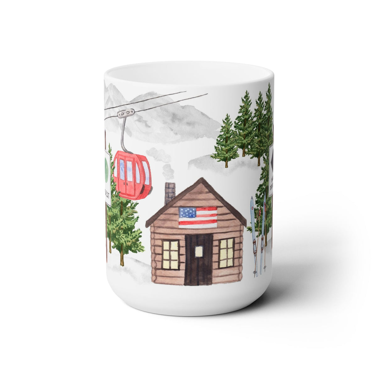 Peak Performance Ski Ceramic Mug