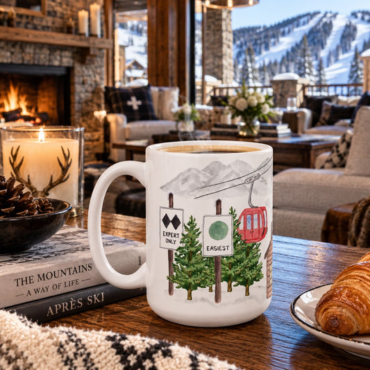Peak Performance Ski Ceramic Mug