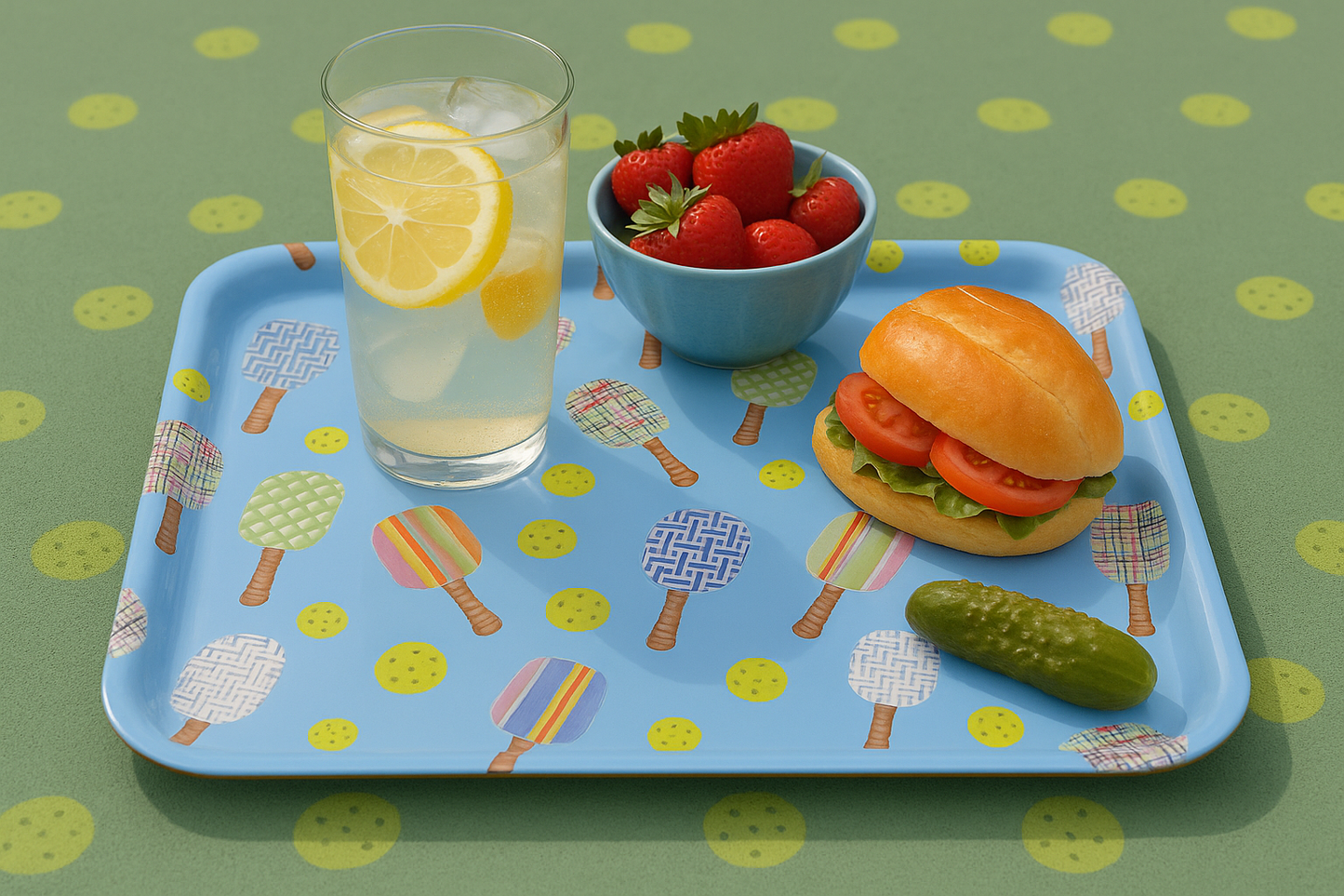 In A Pickle Pickleball Birchwood Serving Tray