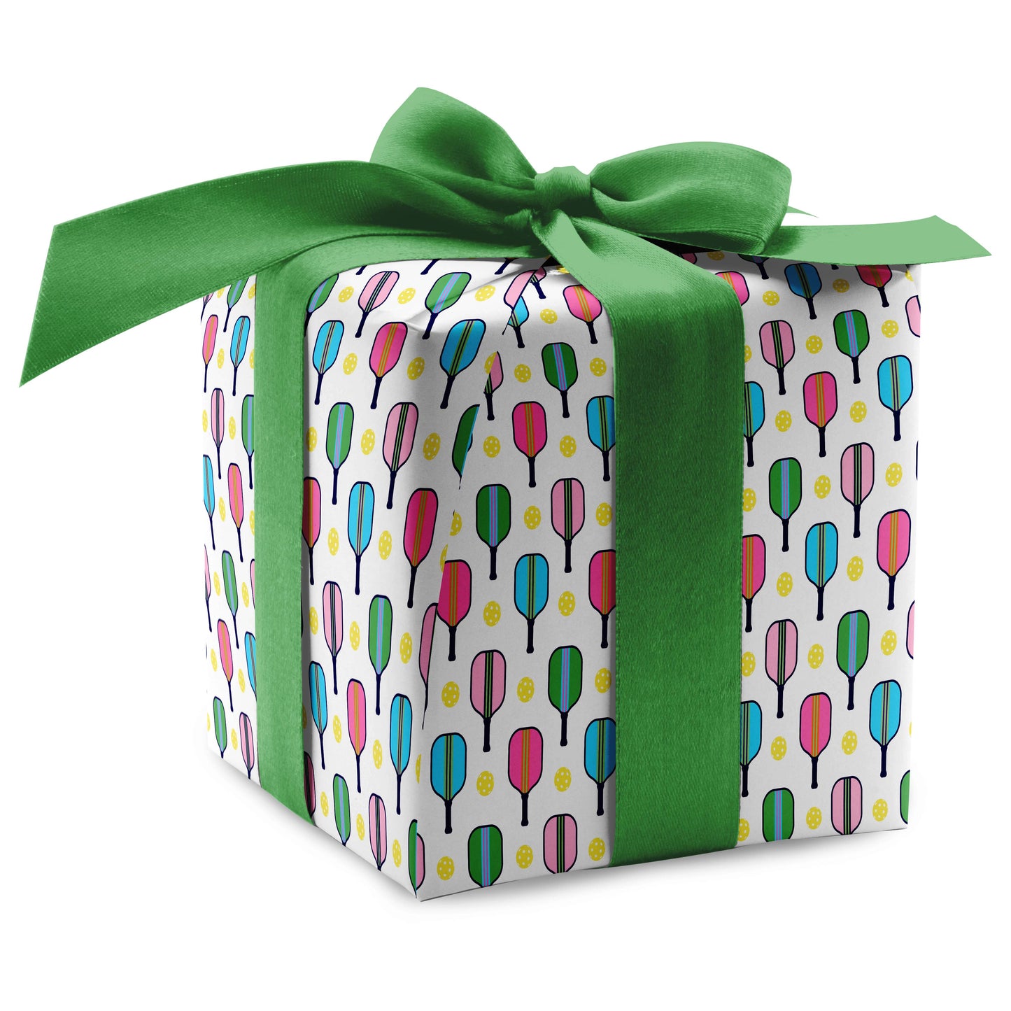 Pickleball Wrapping Paper - Boca Brights