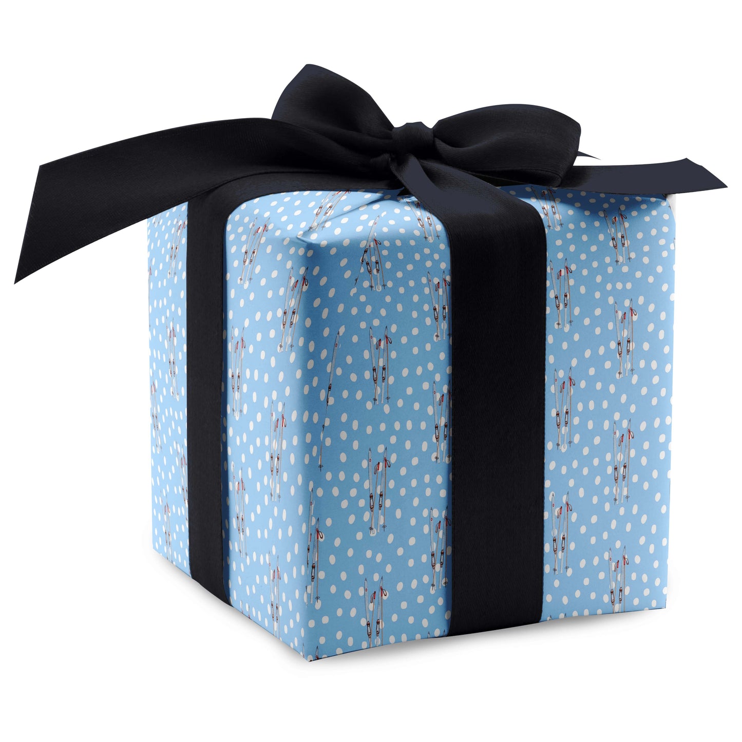 First Snow Skiing Luxury Gift Wrap