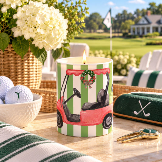 Swing Into Christmas Golf Holiday Soy Candle