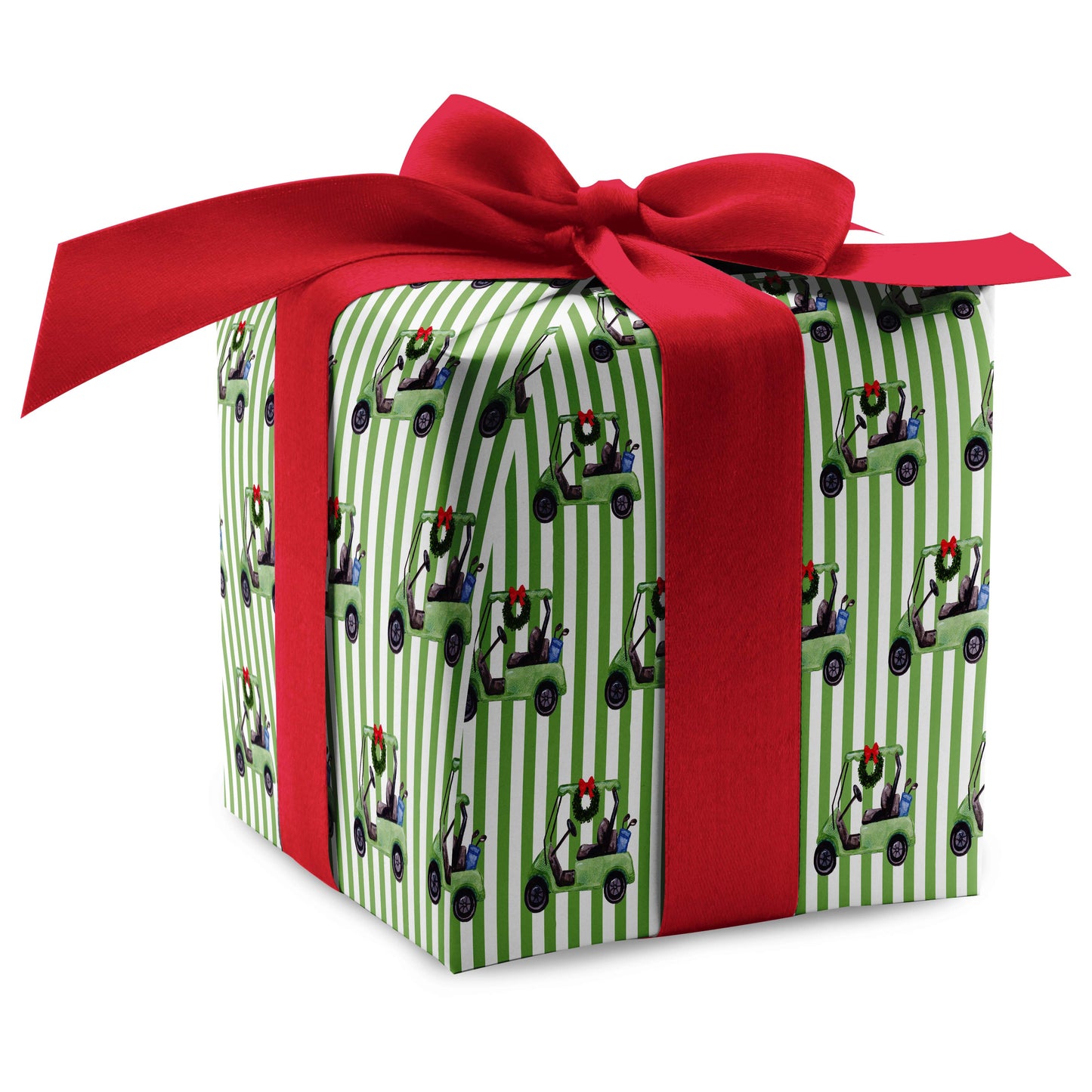 Teeing Up Christmas Golf Luxury Gift Wrap