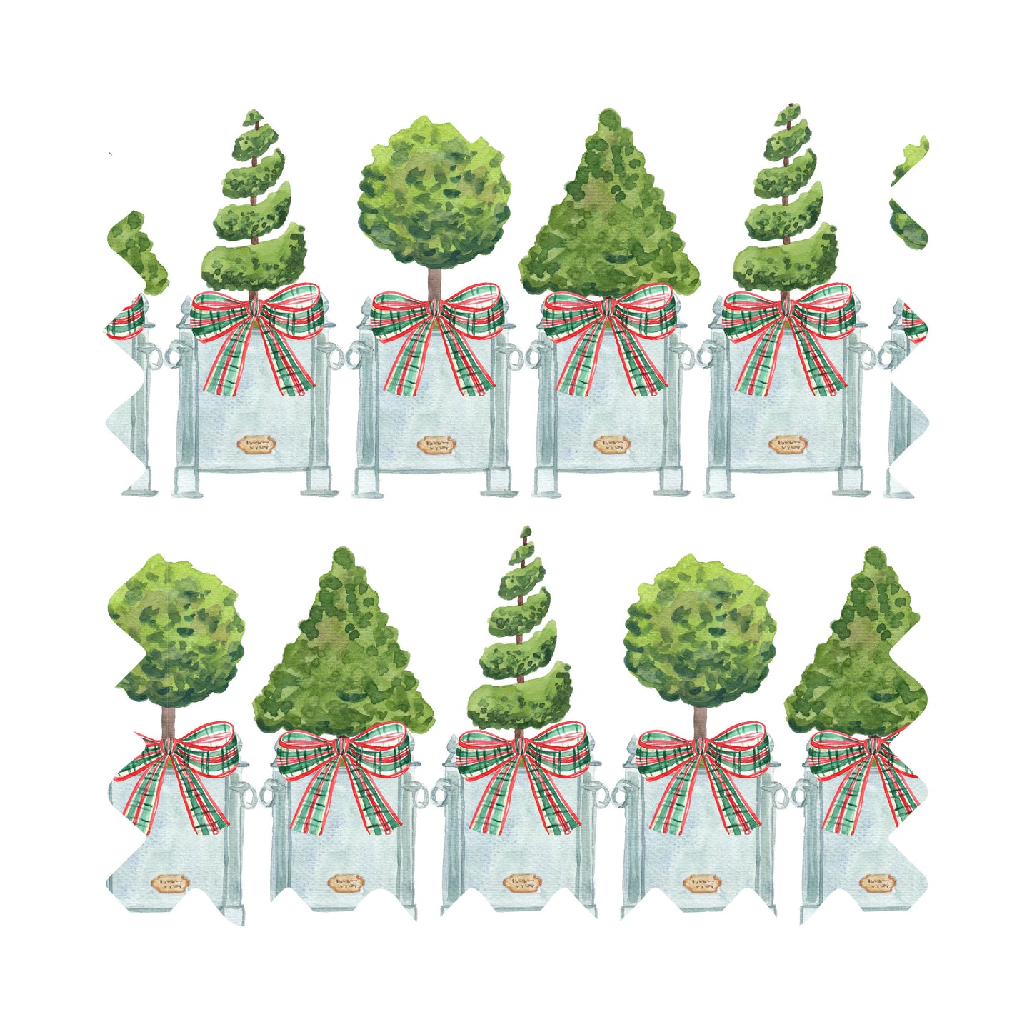 Tetbury Christmas Topiary Luxury Gift Wrap