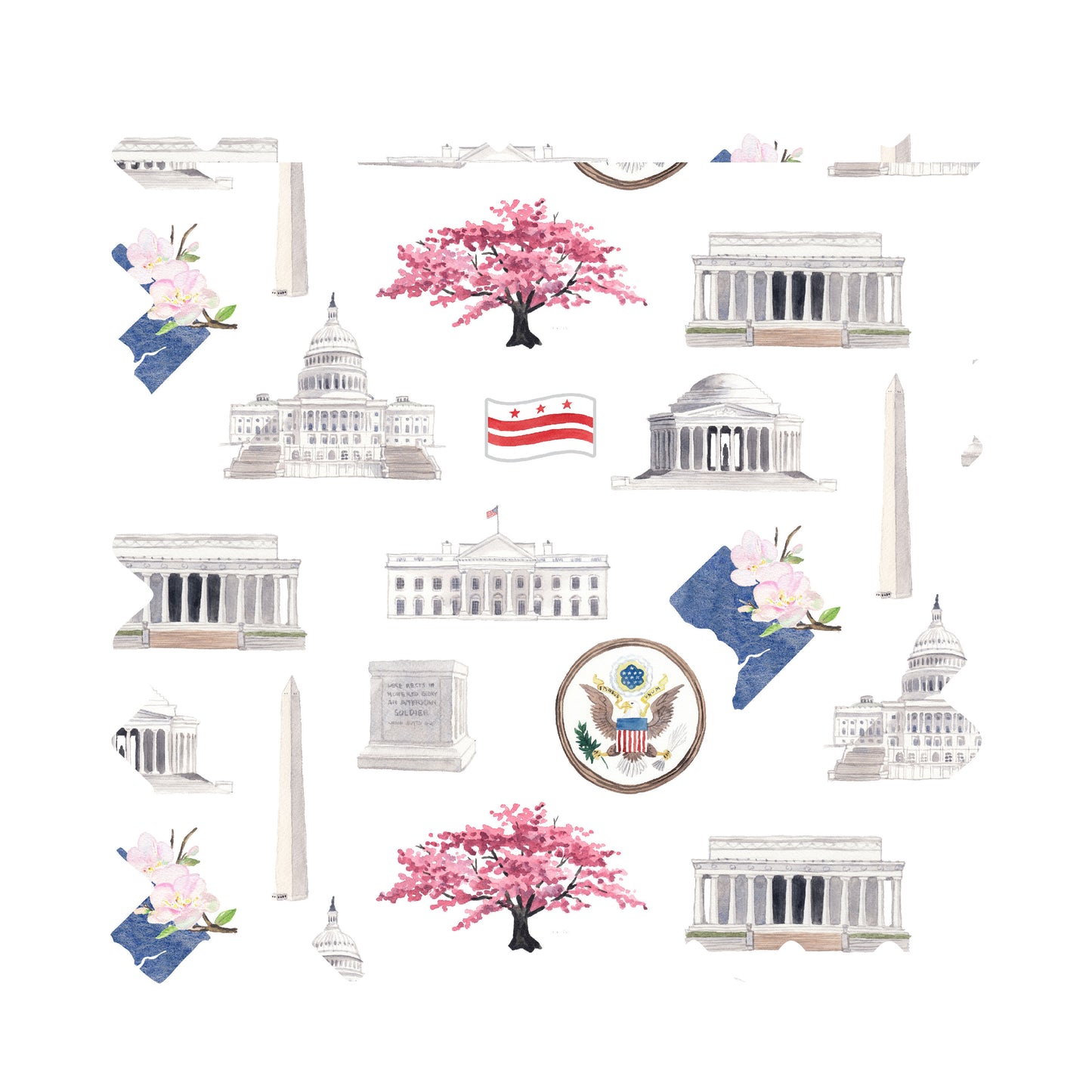 Washington DC Forever! Luxury Gift Wrap