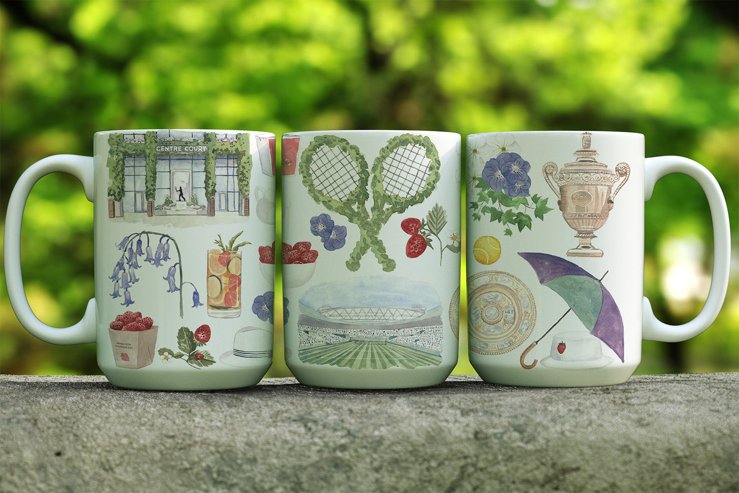 Wimbledon Tennis Ceramic Mug