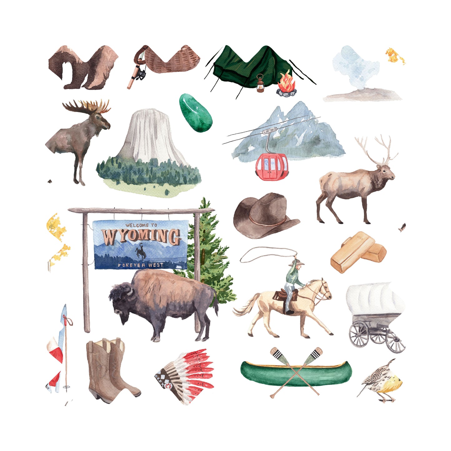 Wyoming Forever! Luxury Gift Wrap