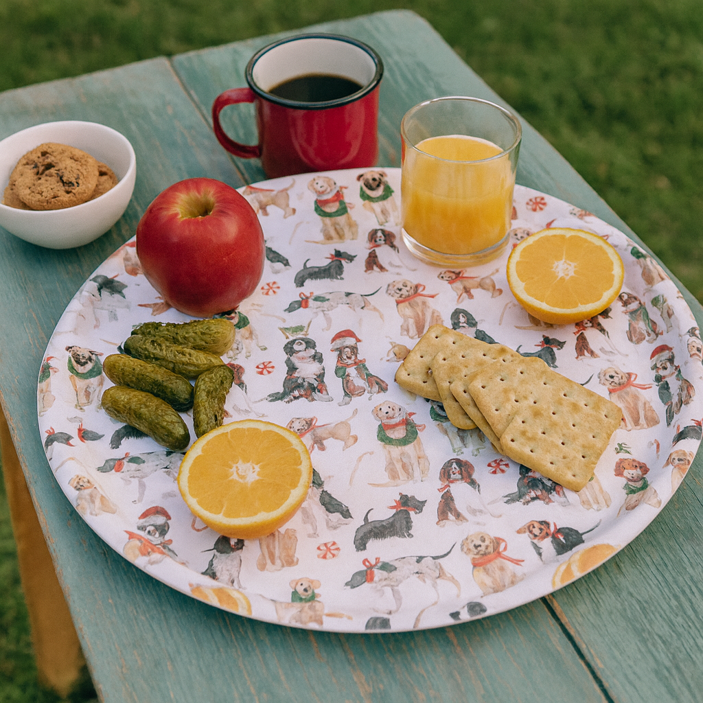 Yappy Christmas Delivery Birchwood Serving Tray