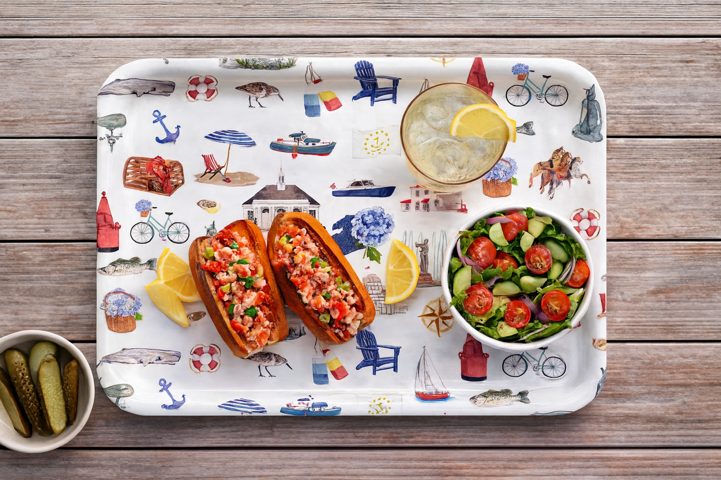 Watch Hill Forever! Birchwood Serving Tray