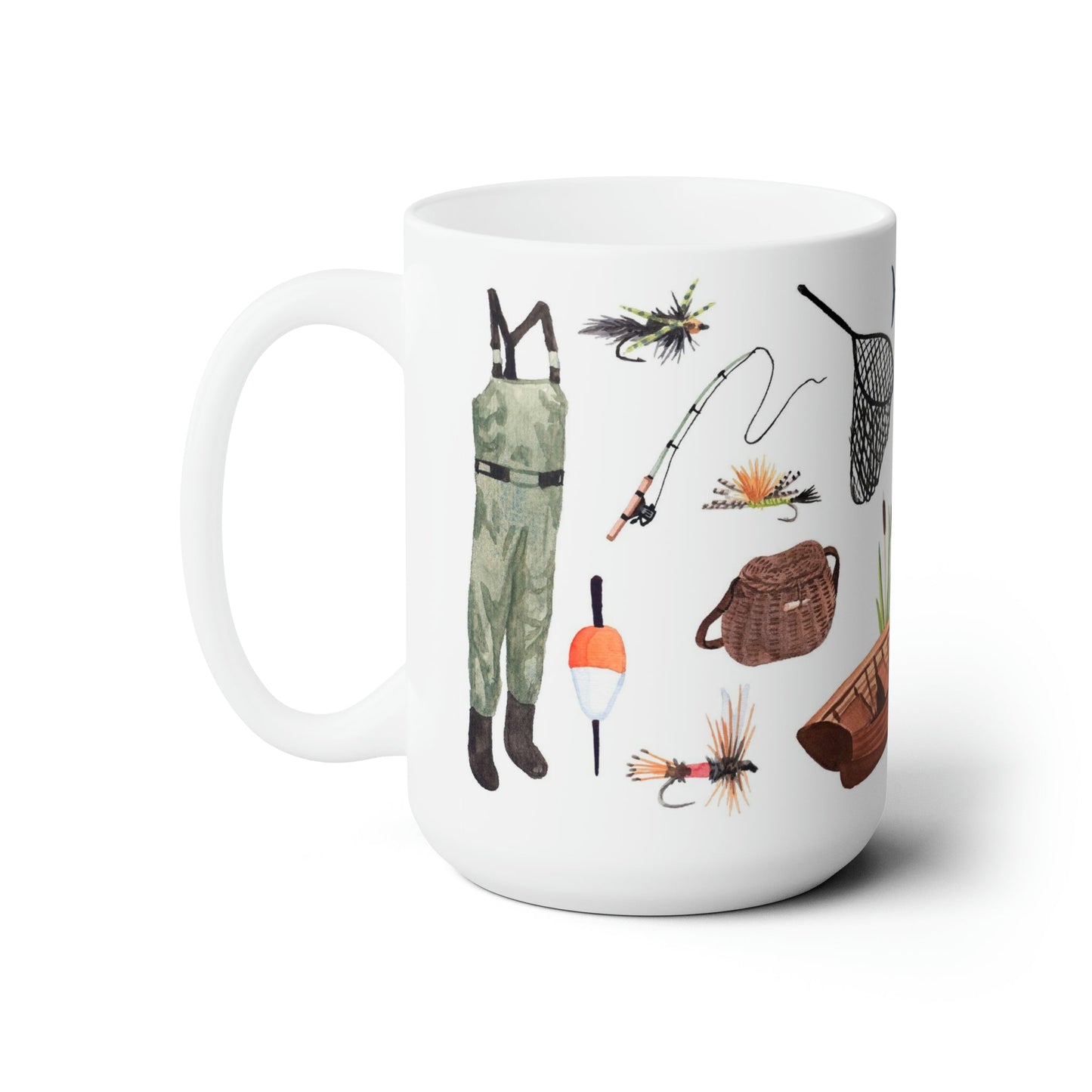 Gone Fishing Ceramic Mug